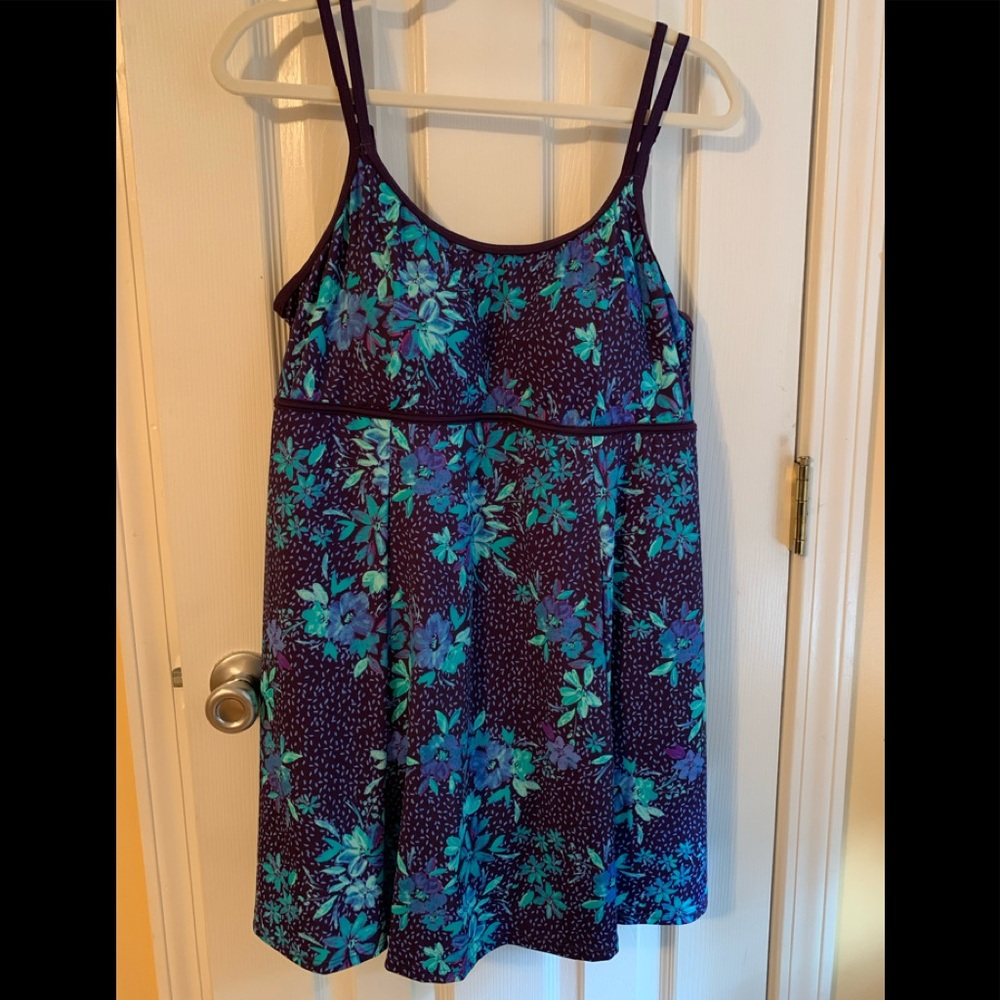 Swimsuits For All Plus Swimdress One-Piece 18 NWOT